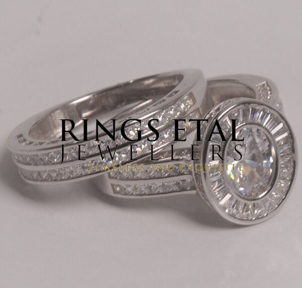 Pear shaped Sterling silver